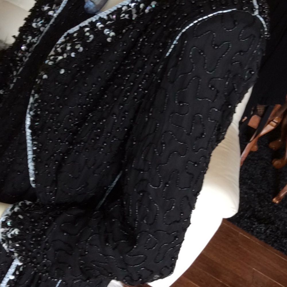 100% silk 💞BIDS & SEQUINS 💞PATRA 💞Jacket set - Picture 9 of 16